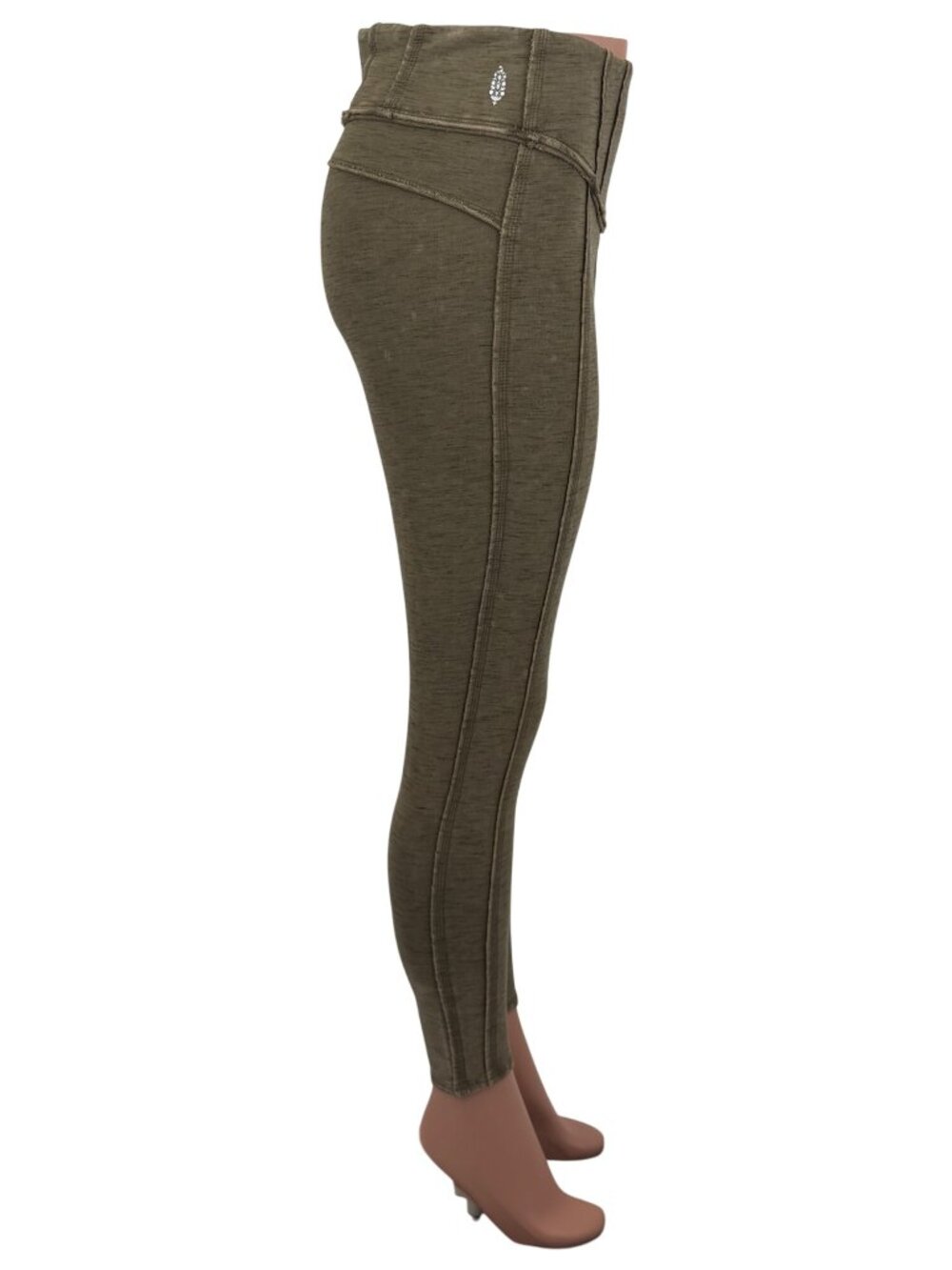 NWT Free People Movement Washed Green High Waist Leggings - Picture 9 of 16